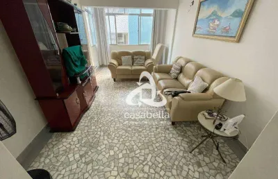 Apartamento com 2 dormitórios à venda, 100 m² por r$ 750.000,00 - pompéia - santos/sp
