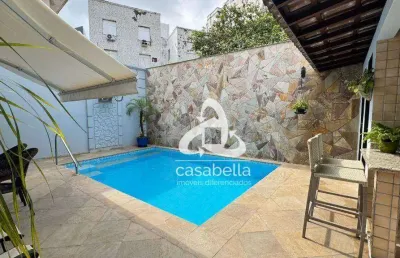 Casa com 4 dormitórios, 282 m² - venda por r$ 4.250.000,00 ou aluguel por r$ 18.002,00/mês - ponta da praia - santos/sp