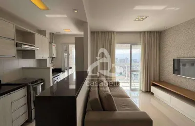 Apartamento com 1 dormitório para alugar, 57 m² por r$ 6.502,00/mês - gonzaga - santos/sp