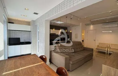 Apartamento com 1 dormitório para alugar, 57 m² por r$ 6.500,02/mês - gonzaga - santos/sp