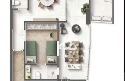 Apartamento com 2 dormitórios à venda, 96 m² por r$ 1.430.649,00 - embaré - santos/sp