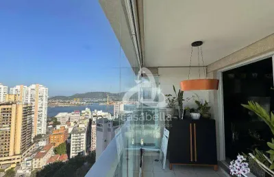 Apartamento com 2 dormitórios à venda, 77 m² por r$ 1.240.000,00 - ponta da praia - santos/sp