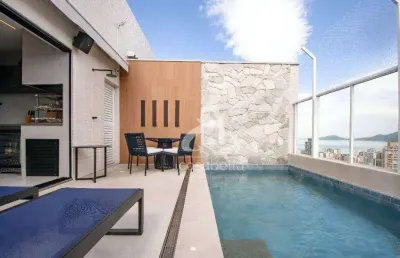 Cobertura com 3 dormitórios à venda, 198 m² por r$ 5.890.000,00 - gonzaga - santos/sp