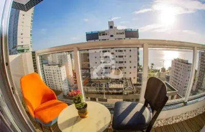Apartamento com 1 dormitório, 42 m² - venda por r$ 690.000,00 ou aluguel por r$ 5.000,00/mês - ponta da praia - santos/sp