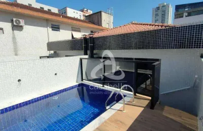 Casa com 3 dormitórios à venda, 155 m² por r$ 1.350.000,00 - embaré - santos/sp