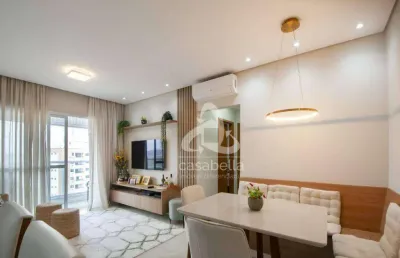 Apartamento com 2 dormitórios à venda, 78 m² por r$ 765.000,00 - ponta da praia - santos/sp