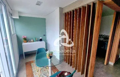 Apartamento com 1 dormitório à venda, 78 m² por r$ 1.220.000,00 - ponta da praia - santos/sp