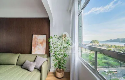 Apartamento com 2 dormitórios à venda, 65 m² por r$ 885.000,00 - josé menino - santos/sp