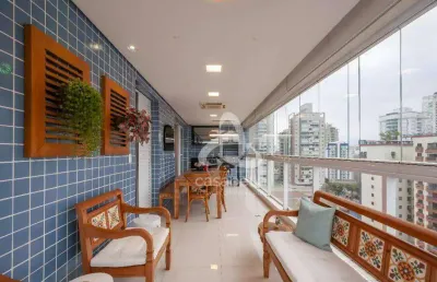 Apartamento com 3 dormitórios à venda, 136 m² por r$ 2.030.000,00 - aparecida - santos/sp