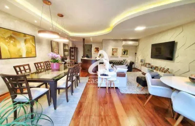 Apartamento com 4 dormitórios à venda, 186 m² por r$ 1.450.000,00 - embaré - santos/sp