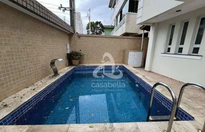 Casa com 3 dormitórios, 108 m² - venda por r$ 1.698.000,00 ou aluguel por r$ 7.800,00/mês - aparecida - santos/sp