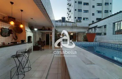 Casa com 3 dormitórios à venda, 244 m² por r$ 2.690.000,00 - ponta da praia - santos/sp