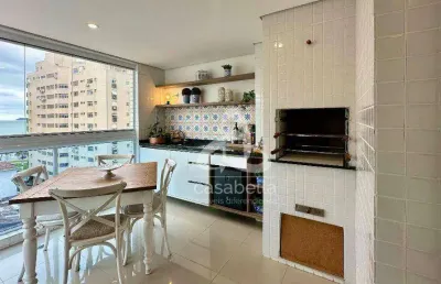 Apartamento com 2 dormitórios à venda, 117 m² por r$ 1.450.000,00 - ponta da praia - santos/sp