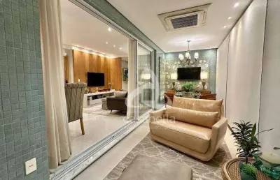 Apartamento com 2 dormitórios à venda, 119 m² por r$ 1.600.000,00 - ponta da praia - santos/sp