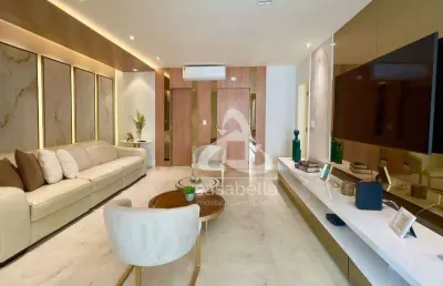 Apartamento com 3 dormitórios à venda, 155 m² por r$ 3.200.000,00 - ponta da praia - santos/sp