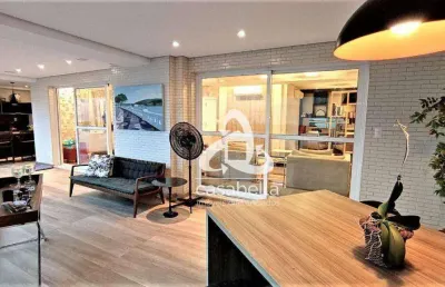Apartamento com 3 dormitórios para alugar, 204 m² por r$ 19.500,00/mês - embaré - santos/sp