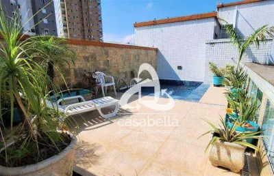 Cobertura com 3 dormitórios à venda, 258 m² por r$ 1.700.000,00 - gonzaga - santos/sp