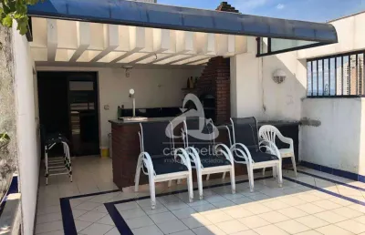Cobertura com 4 dormitórios à venda, 395 m² por r$ 2.980.000,00 - ponta da praia - santos/sp