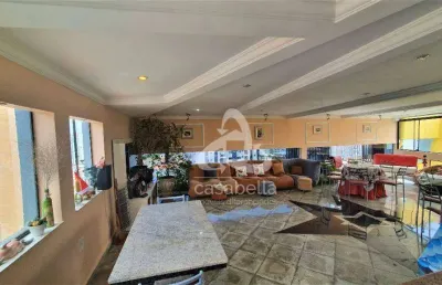 Cobertura com 4 dormitórios à venda, 500 m² por r$ 2.500.000,00 - ponta da praia - santos/sp