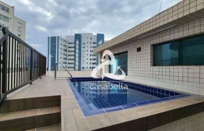 Cobertura com 2 dormitórios à venda, 169 m² por r$ 1.300.000,00 - ponta da praia - santos/sp