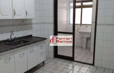 Apartamento com 3 dormitórios para alugar, 86 m² por r$ 4.000,00/mês - centro - guarulhos/sp
