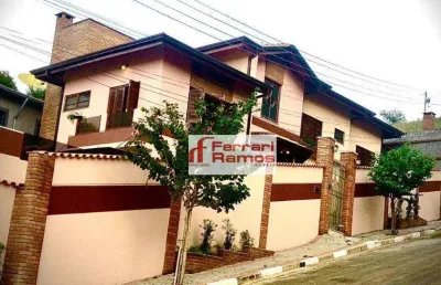 Sobrado com 4 dormitórios à venda, 296 m² por r$ 1.500.000,00 - centro - guararema/sp