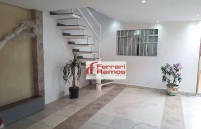 Sobrado com 3 dormitórios à venda, 218 m² por r$ 520.000,00 - jardim presidente dutra - guarulhos/sp