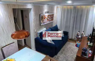 Apartamento com 2 dormitórios à venda, 49 m² por r$ 290.000,00 - centro - guarulhos/sp