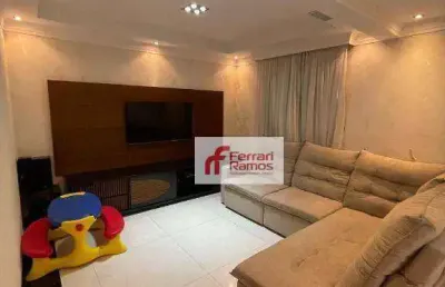 Apartamento com 3 dormitórios, 153 m² - venda por r$ 1.280.000,00 ou aluguel por r$ 9.030,00/mês - vila progresso - guarulhos/sp