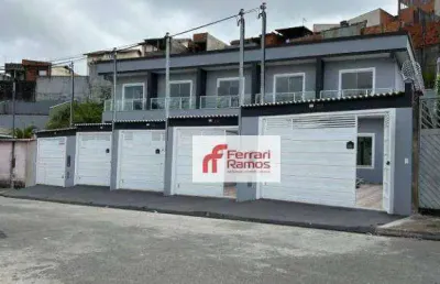 Sobrado com 2 dormitórios à venda, 82 m² por r$ 369.000,00 - jardim pinheirinho - itaquaquecetuba/sp