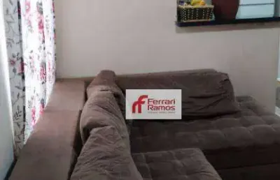 Apartamento com 2 dormitórios à venda, 47 m² por r$ 218.000,00 - água chata - guarulhos/sp