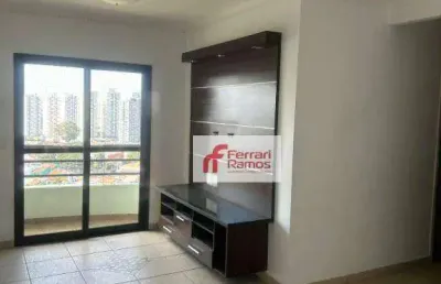 Apartamento com 3 dormitórios para alugar, 68 m² por r$ 3.800,00/mês - gopoúva - guarulhos/sp