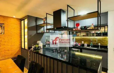 Apartamento com 3 dormitórios à venda, 106 m² por r$ 1.290.000,00 - jardim flor da montanha - guarulhos/sp