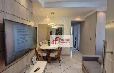 Apartamento com 3 dormitórios à venda, 58 m² por r$ 380.000,00 - jardim santa clara - guarulhos/sp