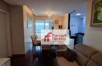 Apartamento com 3 dormitórios à venda, 100 m² por r$ 898.000,00 - jardim flor da montanha - guarulhos/sp