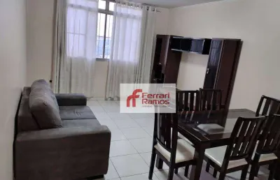 Apartamento com 2 dormitórios para alugar, 70 m² por r$ 2.680/mês (pacote) - centro - guarulhos/sp