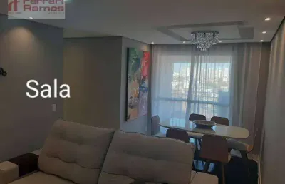 Apartamento com 3 dormitórios à venda, 83 m² por r$ 745.000,00 - jardim flor da montanha - guarulhos/sp
