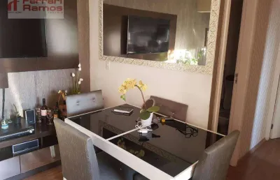 Apartamento com 2 dormitórios à venda, 53 m² por r$ 366.000,00 - ponte grande - guarulhos/sp