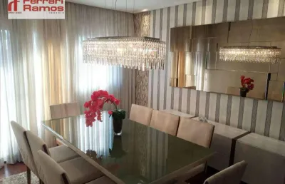Apartamento com 3 dormitórios à venda, 130 m² por r$ 879.000,00 - vila galvão - guarulhos/sp