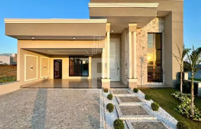 Casa em condomínio fechado com 3 quartos à venda na rua sebastião cardoso, 168, parque brasil 500, paulínia, 198 m2 por r$ 1.785.000