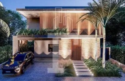 Casa em condomínio fechado com 4 quartos à venda na avenida presidente juscelino kubitschek de oliveira, 901, parque brasil 500, paulínia, 376 m2 por r$ 3.795.000