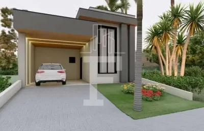 Casa em condomínio fechado com 3 quartos à venda na avenida luiz greco, 225, vila monte alegre, paulínia, 141 m2 por r$ 1.040.000