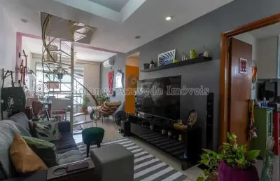 Cobertura com 2 quartos à venda na rua gurupi, grajaú, rio de janeiro, 153 m2 por r$ 800.000