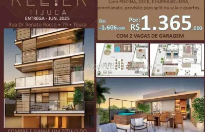 Cobertura com 2 quartos à venda na rua doutor renato rocco, tijuca, rio de janeiro, 165 m2 por r$ 1.373.828