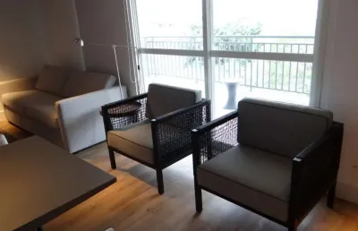 Apartamento com 1 quarto para alugar na rua jean peltier, 311, cidade monções, são paulo por r$ 6.500