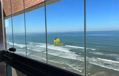 Cobertura com 3 dormitórios à venda, 122 m² por r$ 1.200.000 - jardim marina - mongaguá/sp