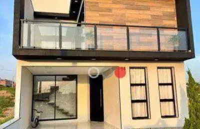 Sobrado com 3 dormitórios à venda, 147 m² por r$ 800.000,00 - condomínio horto florestal villagio - sorocaba/sp