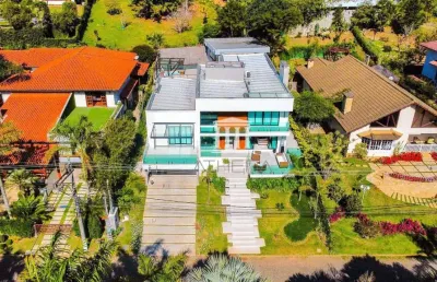 Casa à venda, 610 m² por r$ 4.500.000,00 - quebra frascos - teresópolis/rj