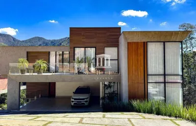 Casa à venda, 562 m² por r$ 5.390.000,00 - quebra frascos - teresópolis/rj