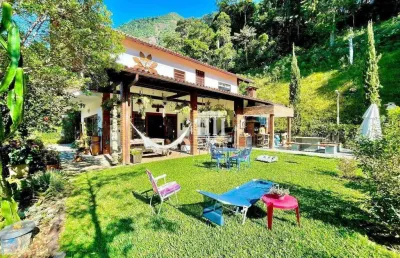 Casa à venda, 238 m² por r$ 1.290.000,00 - granja guarani - teresópolis/rj